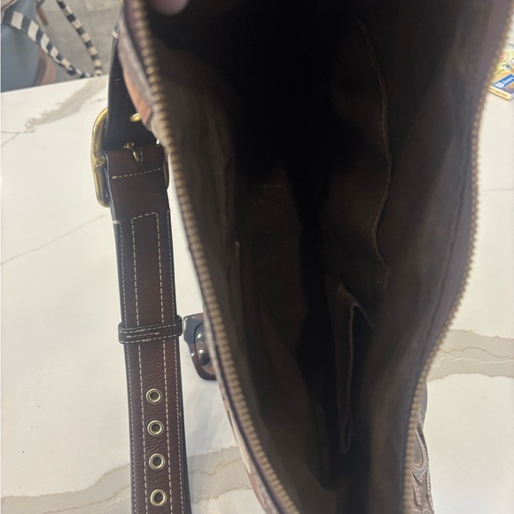 Beautuful Quilted Coach Large One Handle Handbag - Picture 8 of 10